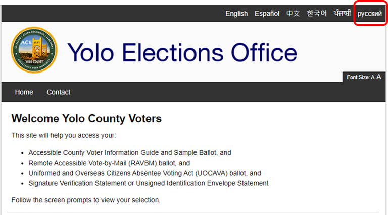 Translated Ballot 1 - Russian